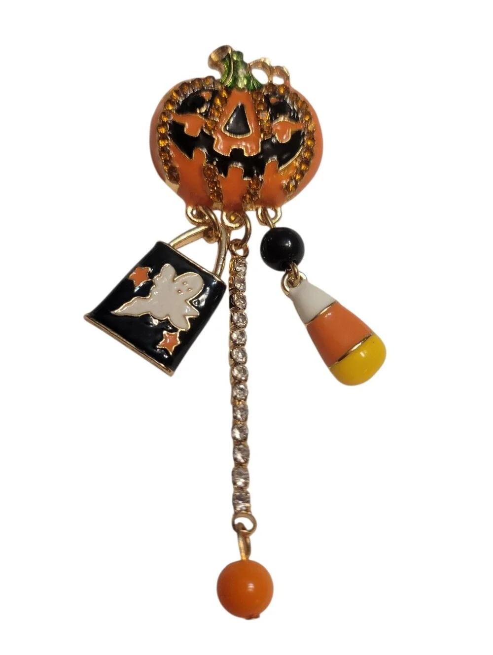Halloween Brooch With Bling!